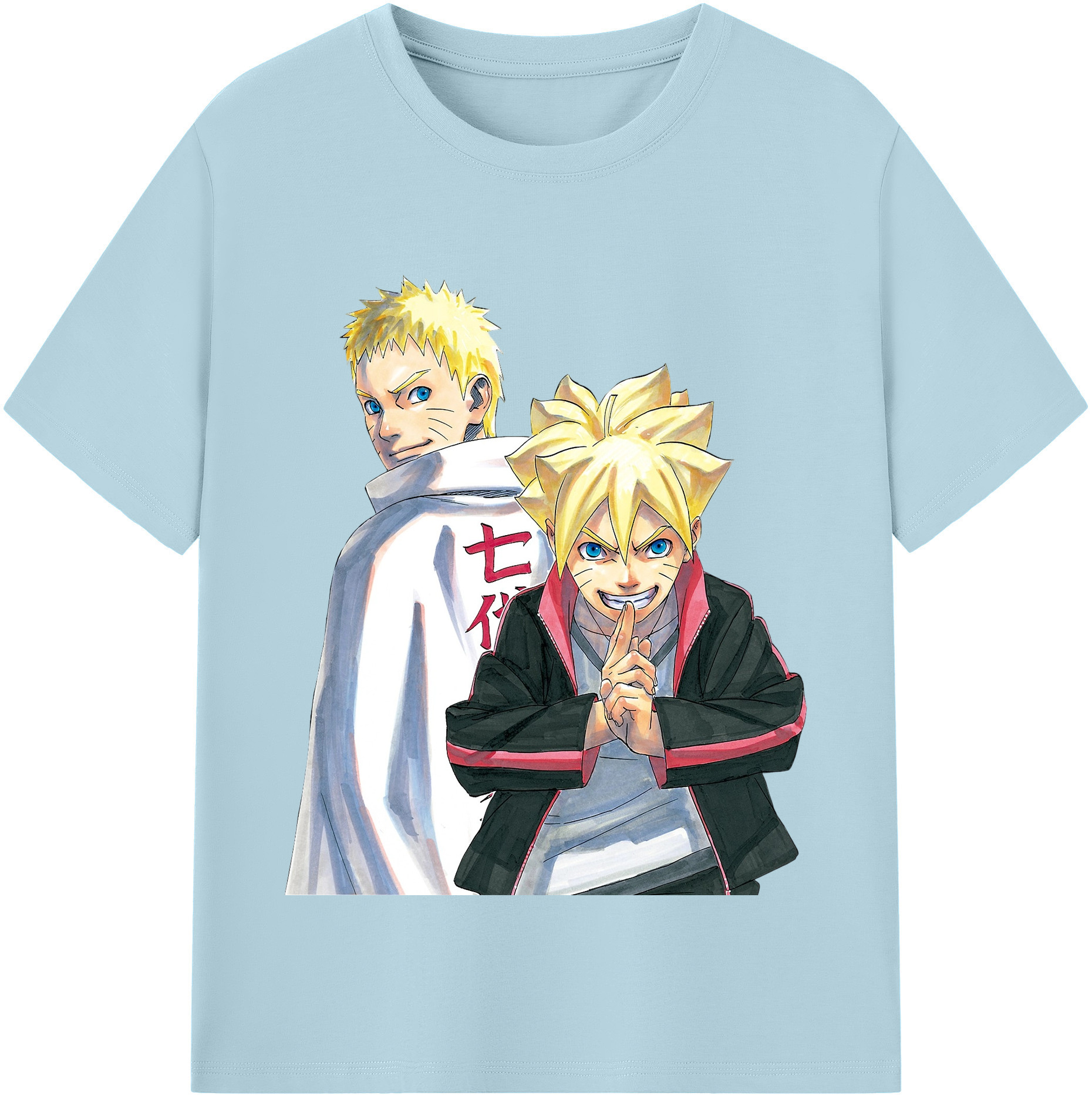 （画像用） NARUTO -ナルト- うずまき ボルト Uzumaki Boruto 綿100％半袖Tシャツ（フロントプリント）
